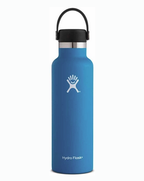 Hydro Flask 21oz stainless steel insulated water bottle in bright color, perfect for everyday hydration