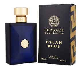 Versace Dylan Blue men’s fragrance bottle